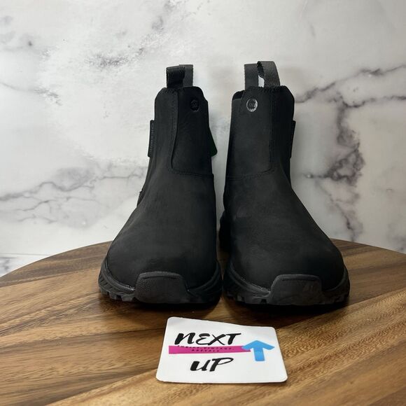 Womens 7-Icebug Nausta Biosole Black Leather Firm Grip Waterproof Chelsea Boots - Picture 2 of 9